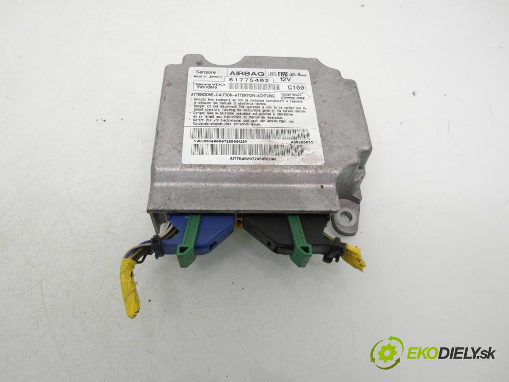 FIAT BRAVO II (198_) HB 2008 88,00 1.9 D Multijet - 192 A8.000 1910,00 MODUL air BAG 51775402 ; 5WK43640