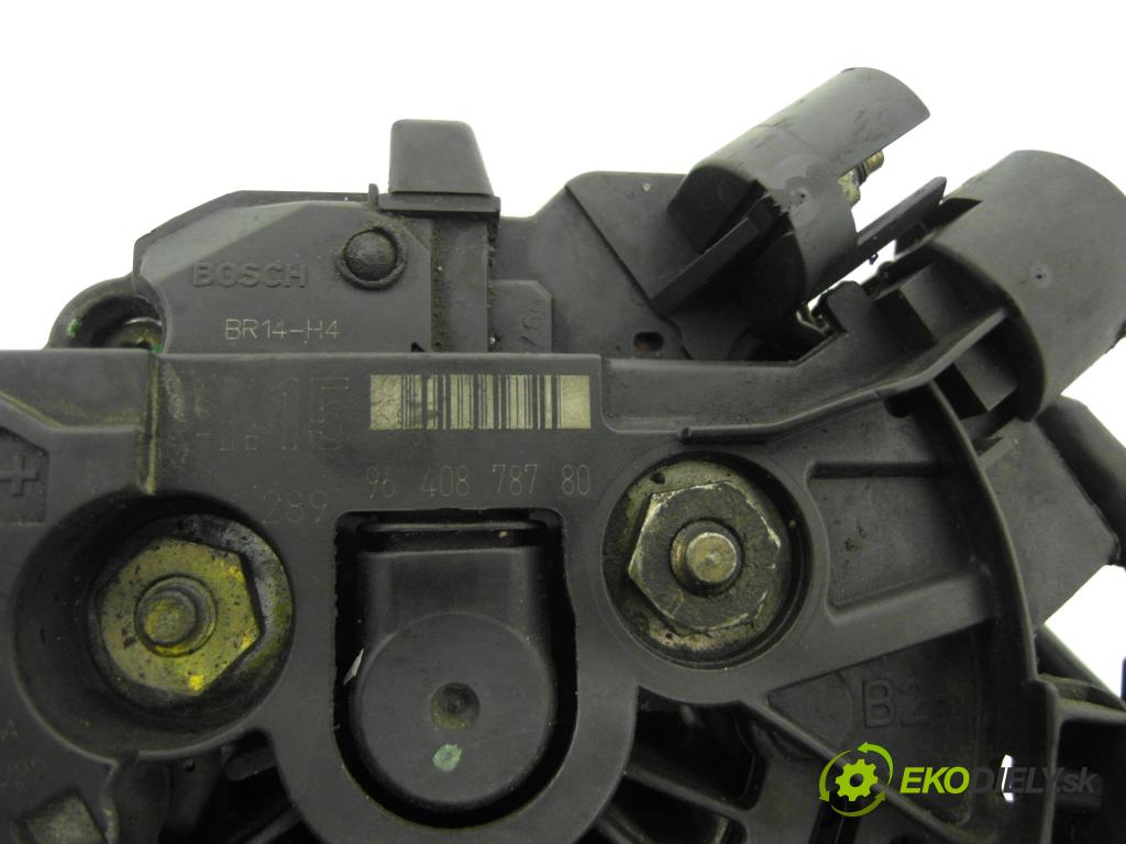 PEUGEOT 307 SW (3H) KOMBI 2002 66,00 2.0 HDI 90 - RHY (DW10TD) 1997,00 Alternátor 9640878780 (Alternátor)