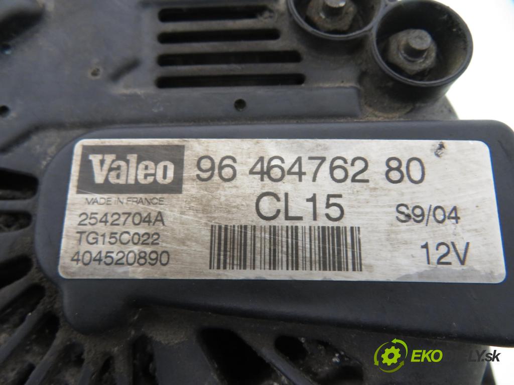 CITROEN C3 I (FC_) HB 2003 50,00 1.4 HDi 8V - 8HX 1398,00 Alternátor 9646476280 (Alternátor)