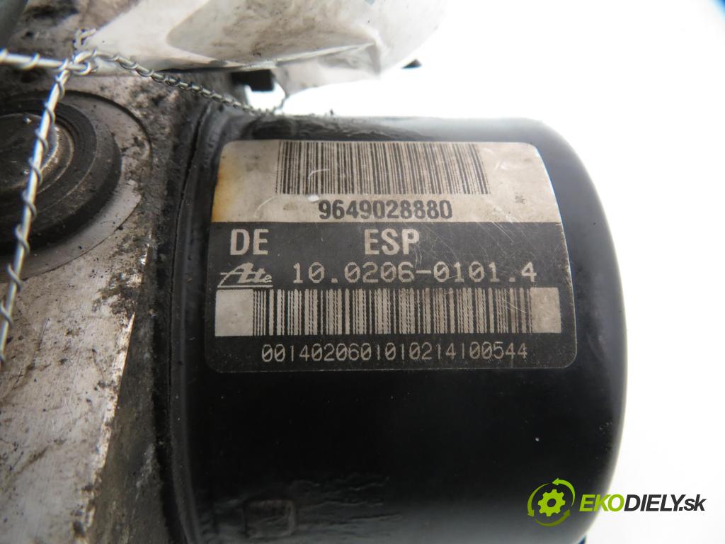 CITROEN C3 I (FC_) HB 2003 50,00 1.4 HDi 8V - 8HX 1398,00 Pumpa ABS 9649028880 ; 10020601014 ; 10096011263 (Pumpa ABS)
