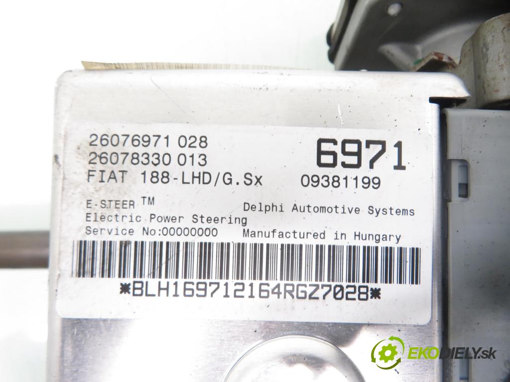 FIAT PUNTO (188_) HB 2002 44,00 1.2 60 - 188 A4.000 1242,00 serv/podporovanie elektrické 26076971028 ; 26078330013 ; 26087456