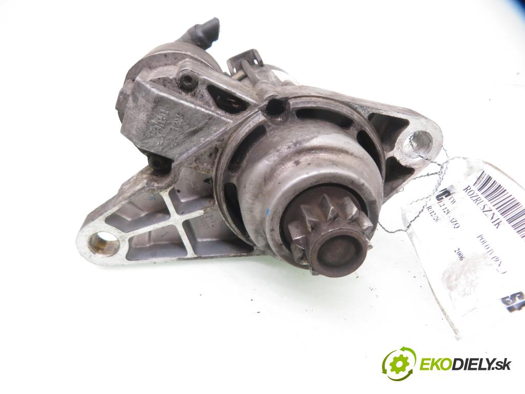 VW POLO (9N_) HB 2006 47,00 1.2 12V 64 - AZQ 1198,00 startér 02T911023S ; D6GS12 (Startér)