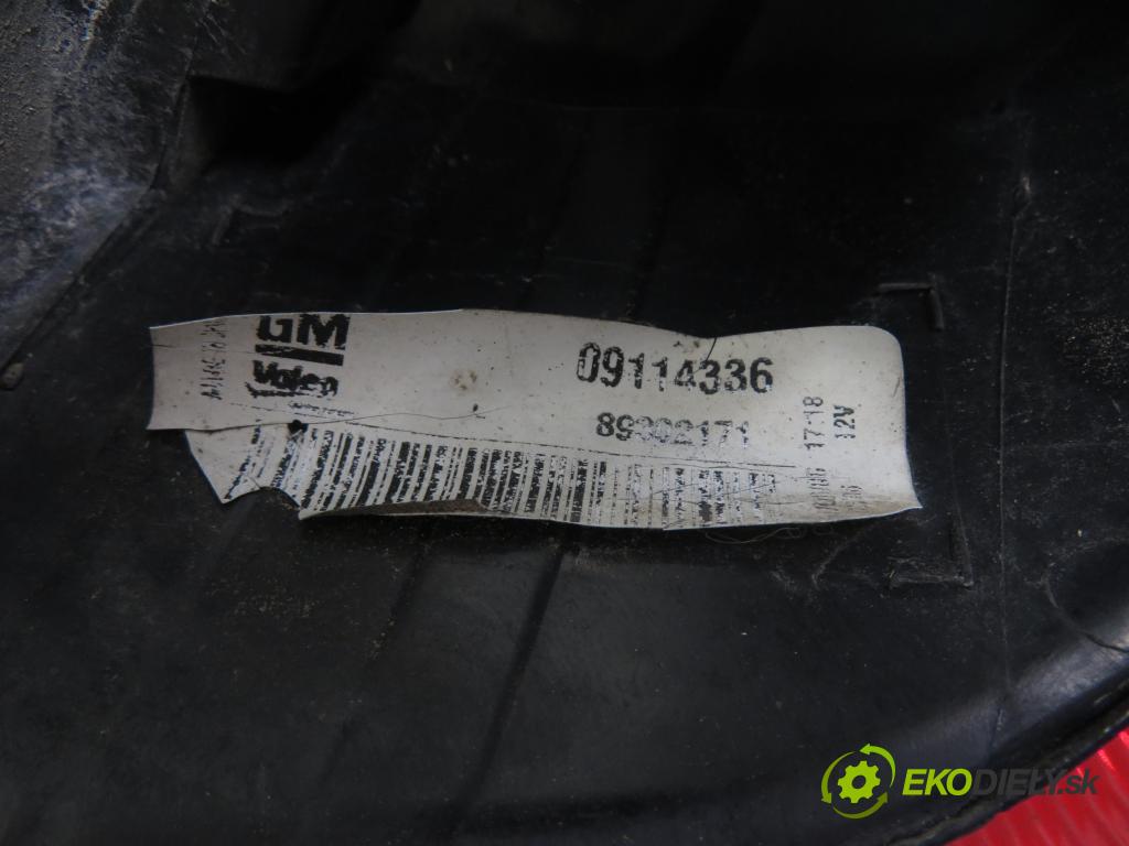 OPEL CORSA C (X01) HB 2006 44,00 1 - Z 10 XEP 998,00 Svetlo ľavé zadné 09114336 ; 89302171