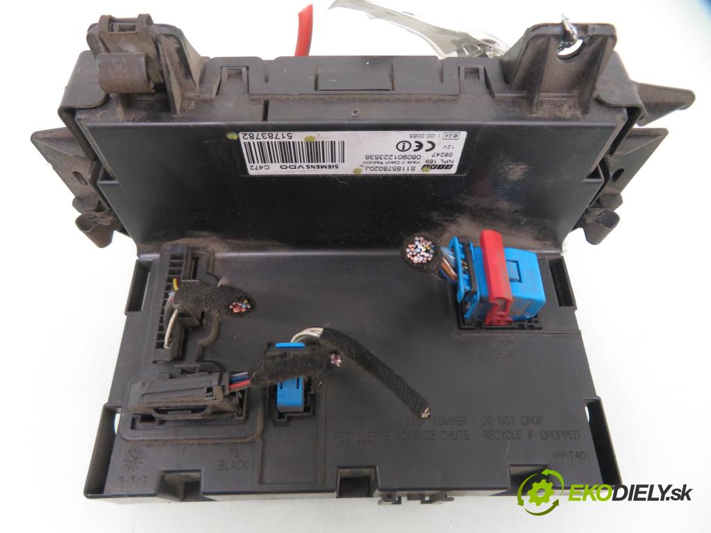 FIAT PANDA (169_) HB 2008 44,00 1.2 60 - 188 A4.000 1242,00 MODUL BSI S118578020J ; 51783782