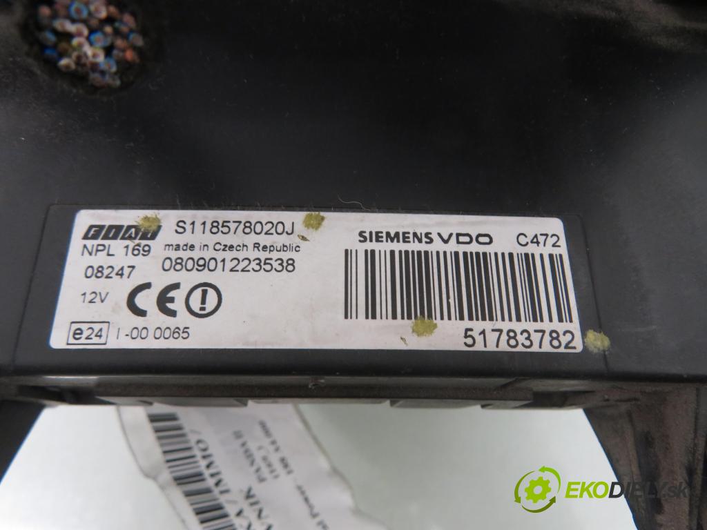 FIAT PANDA (169_) HB 2008 44,00 1.2 60 - 188 A4.000 1242,00 MODUL BSI S118578020J ; 51783782