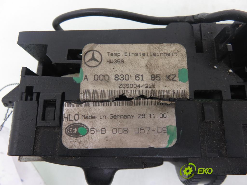 MERCEDES-BENZ VITO Skrzynia (638) VAN 2001 90,00 112 CDI 2.2 (638.094) - OM 611.980 2151,00 Panel kúrenia KLIMATIZACE: A0008306185KZ ; 5HB00805706