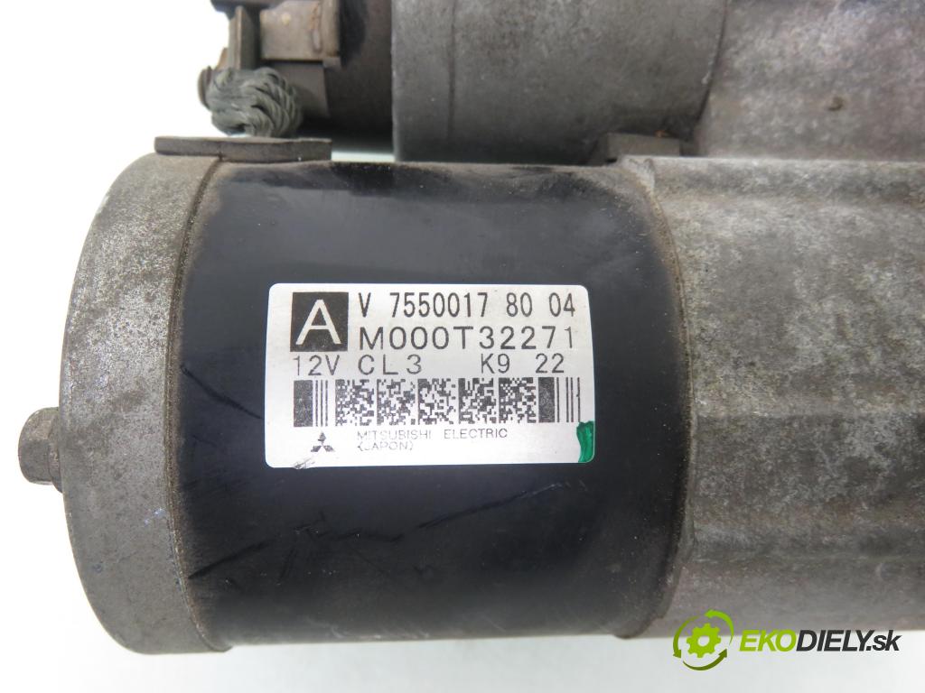 CITROEN C4 I (LC_) HB 2010 88,00 1.6 VTi 120 - 5FW (EP6) 1598,00 Štartér V75500178004 ; M000T32271 (Štartér)