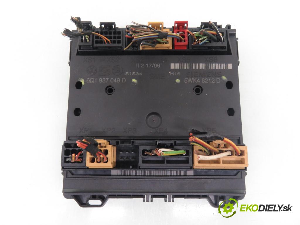 VW POLO (9N_) HB 2006 47,00 1.2 12V 64 - AZQ 1198,00 spinačka / imobilizéra IMMO / Riadiaca jednotka 03E906023D ; 5WP4046004 ; 6Q1937049D