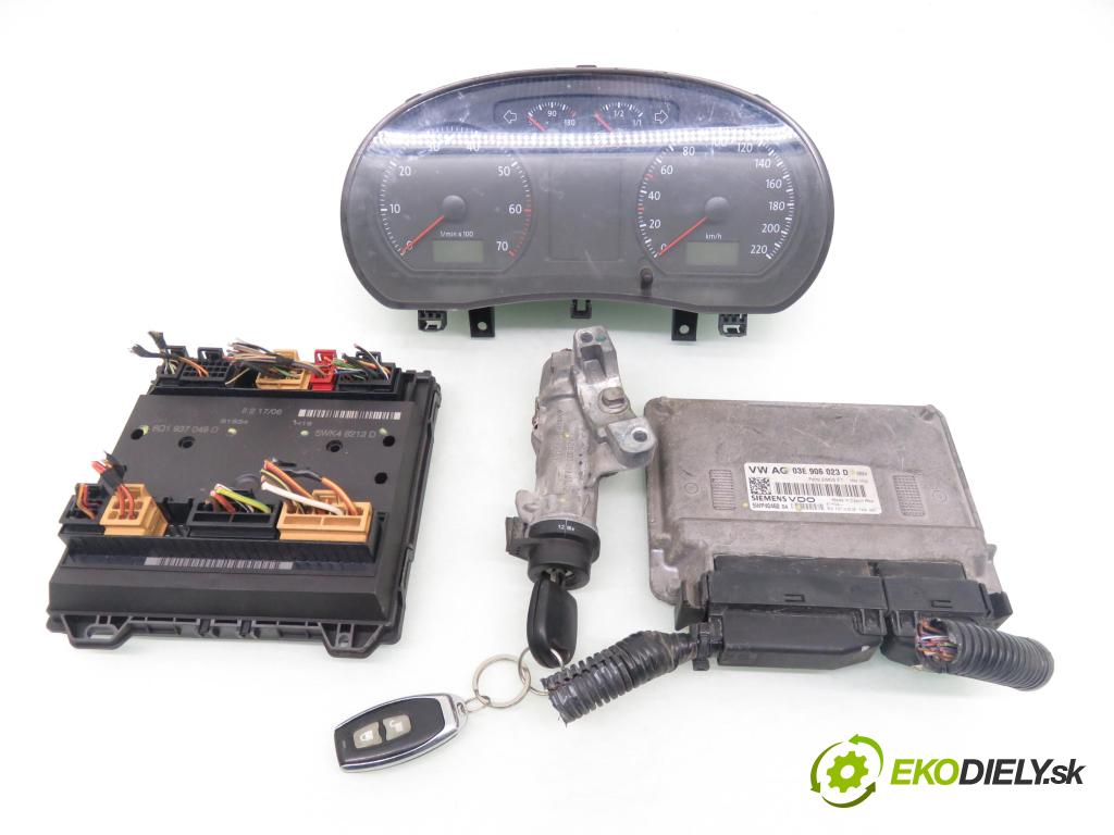 VW POLO (9N_) HB 2006 47,00 1.2 12V 64 - AZQ 1198,00 spinačka / imobilizéra IMMO / Riadiaca jednotka 03E906023D ; 5WP4046004 ; 6Q1937049D