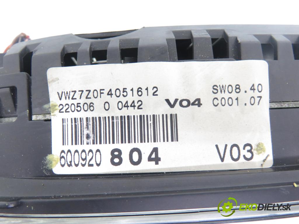VW POLO (9N_) HB 2006 47,00 1.2 12V 64 - AZQ 1198,00 spinačka / imobilizéra IMMO / Riadiaca jednotka 03E906023D ; 5WP4046004 ; 6Q1937049D
