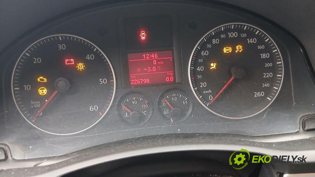 VW GOLF V (1K1) HB 2004 103,00 2.0 TDI 16V - BKD 1968,00 Prístrojovka elektrický 1K0920861M