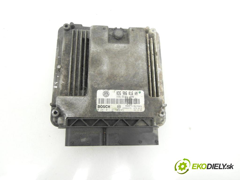 VW GOLF V (1K1) HB 2004 103,00 2.0 TDI 16V - BKD 1968,00 Riadiaca jednotka Motor 03G906016AN