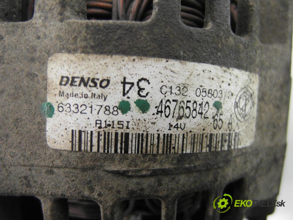 FIAT SIENA (178_) / ALBEA SEDAN 2003 59,00 1.2 - 188 A5.000 1242,00 Alternátor 63321788 ; 46765842 (Alternátor)
