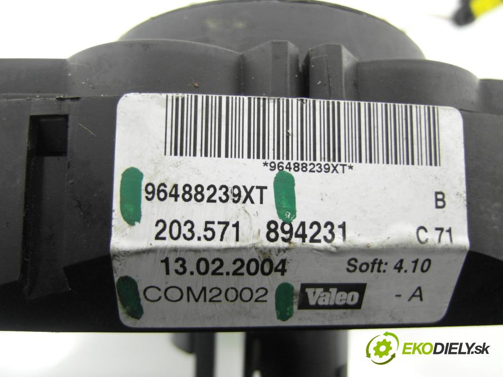 CITROEN C3 I (FC_) HB 2003 50,00 1.4 HDi 8V - 8HX 1398,00 páčka/prepínač 96488239XT ; COM2002