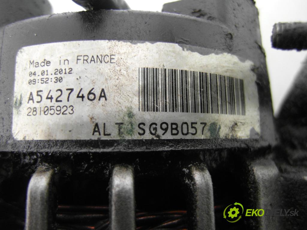 VW POLO (9N_) HB 2006 47,00 1.2 12V 64 - AZQ 1198,00 Alternátor SG9B057 (Alternátor)