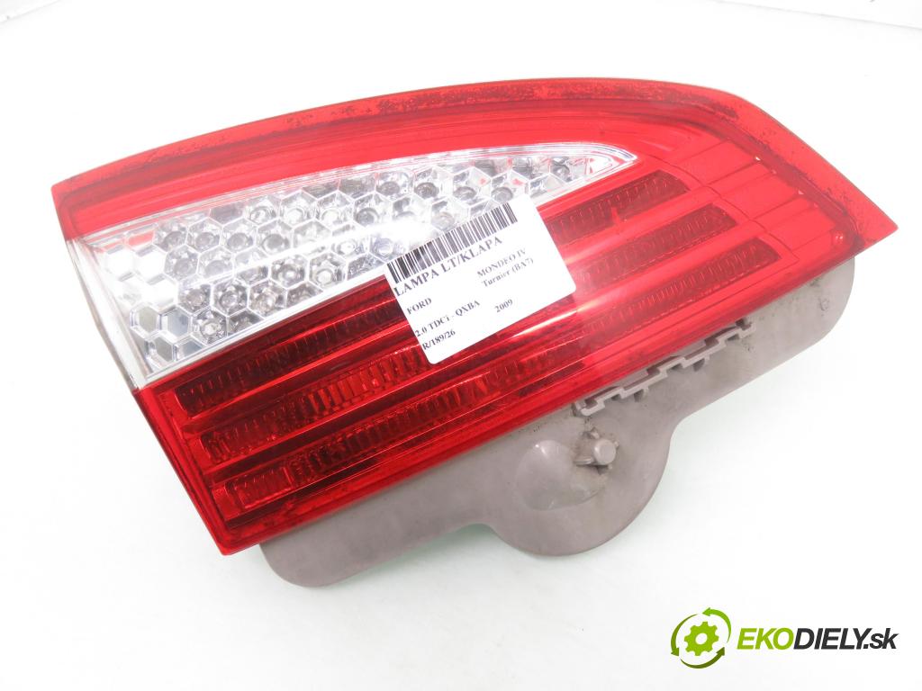 FORD MONDEO IV Turnier (BA7) KOMBI 2009 103,00 2.0 TDCi - QXBA 1997,00 Svetlo ľavé zadné kufor 7S7113A603B
