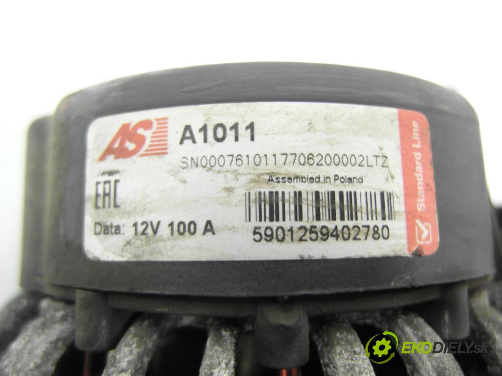 OPEL ZAFIRA A Nadwozie Wielkopojemne (MPV) (T98)  MINIVAN 2000 85,00 1.8 16V 116 - X 18 XE1 1796,00 Alternátor 5901259402780 ; A1011 (Alternátor)