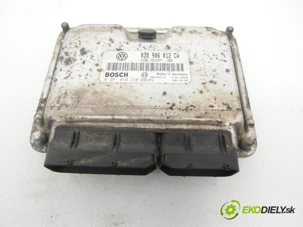 SEAT LEON (1M1) HB 2001 66,00 1.9 TDI 90 - ALH 1896,00 Riadiaca jednotka Motor 038906012CA ; 0281010230