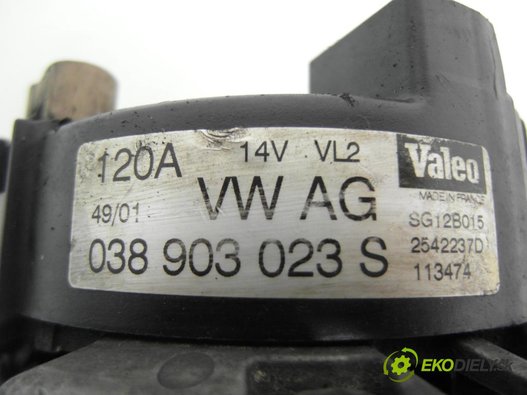 OPEL VECTRA B liftback (J96) SEDAN 1999 74,00 2.0 DTI 16V - X 20 DTH 1995,00 Alternátor 038903023S ; SG12B015 ; 2542237D (Alternátor)