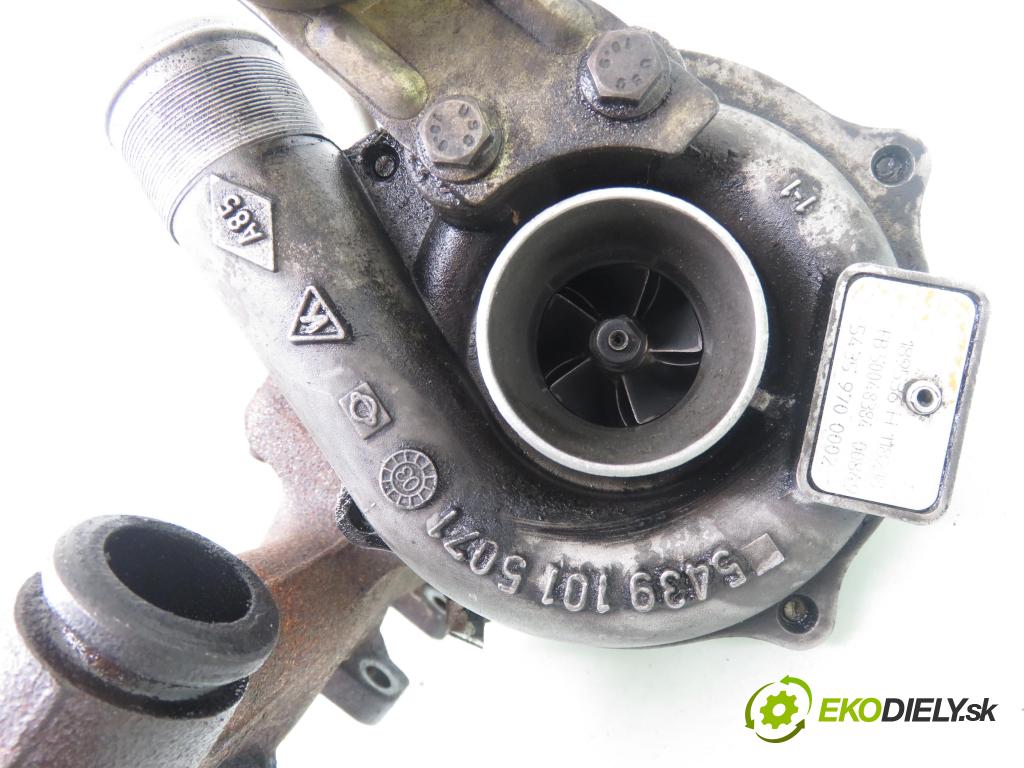 RENAULT MEGANE II (BM0/1_, CM0/1_) HB 2003 63,00 1.5 dCi 86 - K9K 724 1461,00 Turbodúchadlo 54359700002 ; 189536H118218 (Turbodúchadlo (kompletné))