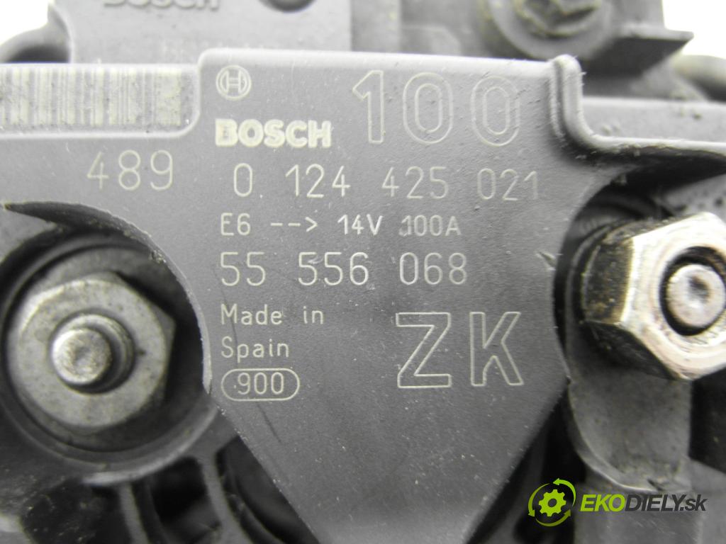 OPEL ASTRA G liftback (T98) HB 2001 74,00 2.0 DTI 16V - X 20 DTH 1995,00 Alternátor 0124425021 ; 55556068 (Alternátor)