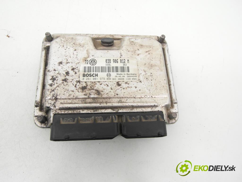 VW GOLF IV (1J1) HB 2000 66,00 1.9 TDI 90 - ALH 1896,00 Riadiaca jednotka Motor 038906012M ; 0281001979