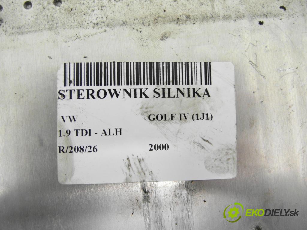 VW GOLF IV (1J1) HB 2000 66,00 1.9 TDI 90 - ALH 1896,00 Riadiaca jednotka Motor 038906012M ; 0281001979