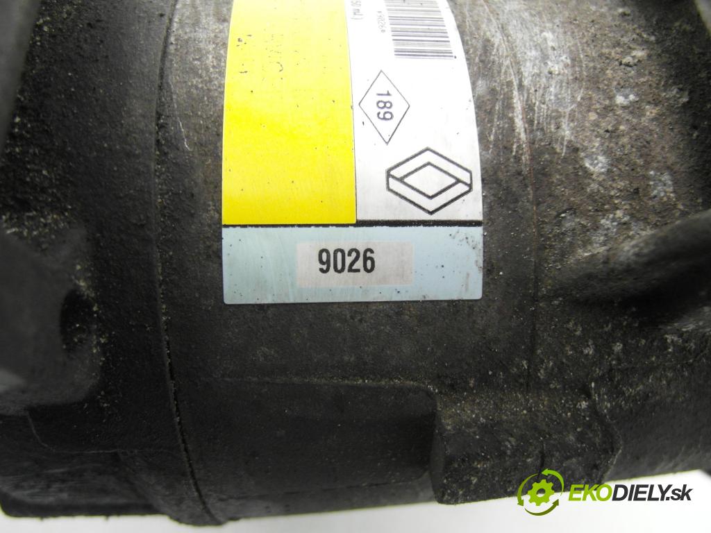 RENAULT MEGANE II (BM0/1_, CM0/1_) HB 2003 63,00 1.5 dCi 86 - K9K 724 1461,00 KOMPRESOR: klimatizácie 8200050141 ; 01139026 (Kompresor klimatizácie)