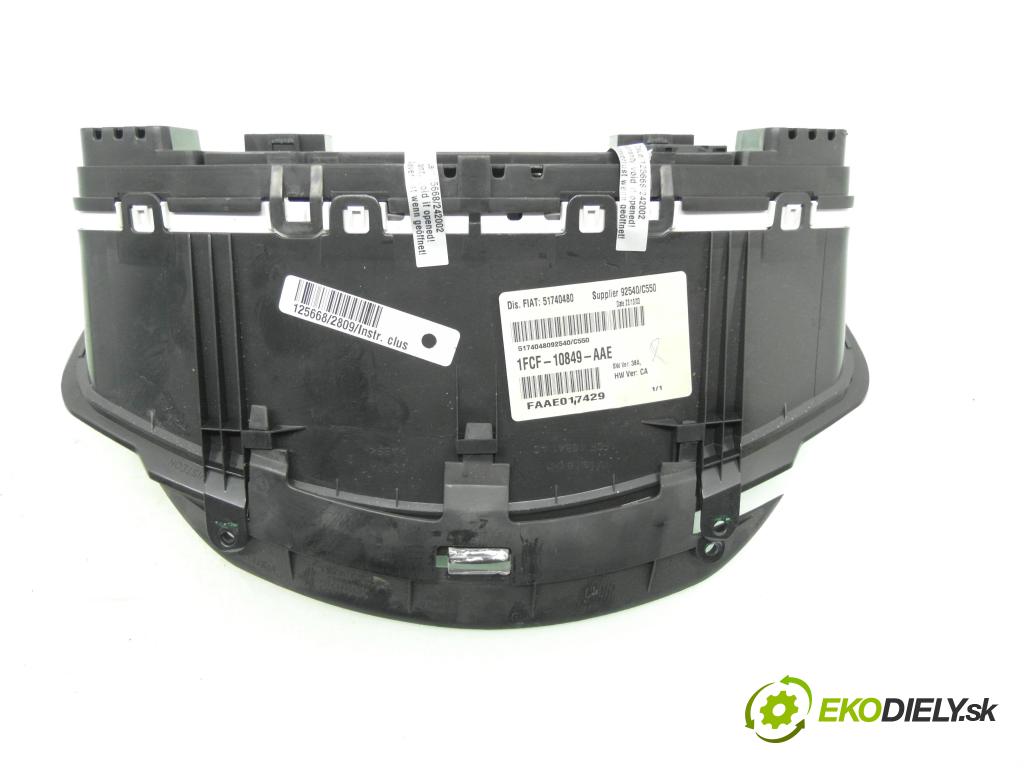 FIAT STILO (192_) HB 2004 76,00 1.6 16V 103 - 182 B6.000 1596,00 prístrojovka elektrický 1FCF10849AAE ; 51740480
