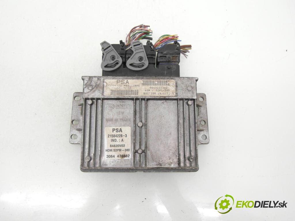 CITROEN C3 I (FC_) HB 2003 54,00 1.4 i - KFV (TU3JP) 1360,00 Riadiaca jednotka Motor 9642222380