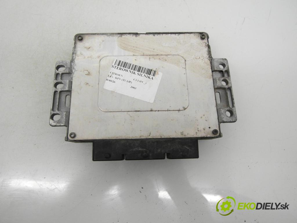 CITROEN C3 I (FC_) HB 2003 54,00 1.4 i - KFV (TU3JP) 1360,00 Riadiaca jednotka Motor 9642222380