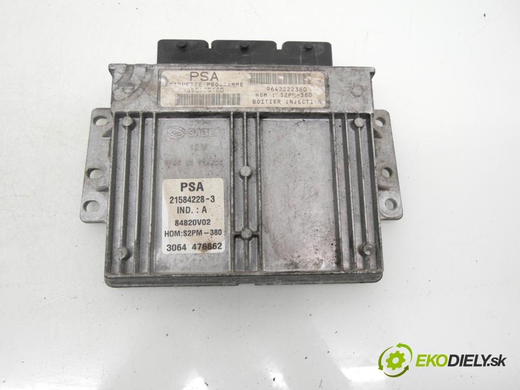 CITROEN C3 I (FC_) HB 2003 54,00 1.4 i - KFV (TU3JP) 1360,00 Riadiaca jednotka Motor 9642222380