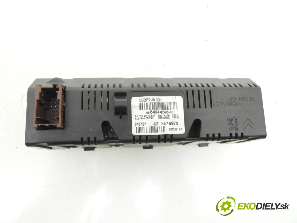 CITROEN C4 I (LC_) HB 2007 80,00 1.6 HDi 109 - 9HZ (DV6TED4) 1560,00 ZOBRAZIT: 966464438000