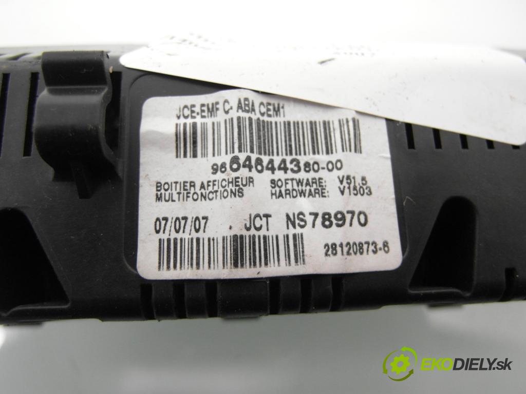 CITROEN C4 I (LC_) HB 2007 80,00 1.6 HDi 109 - 9HZ (DV6TED4) 1560,00 ZOBRAZIT: 966464438000