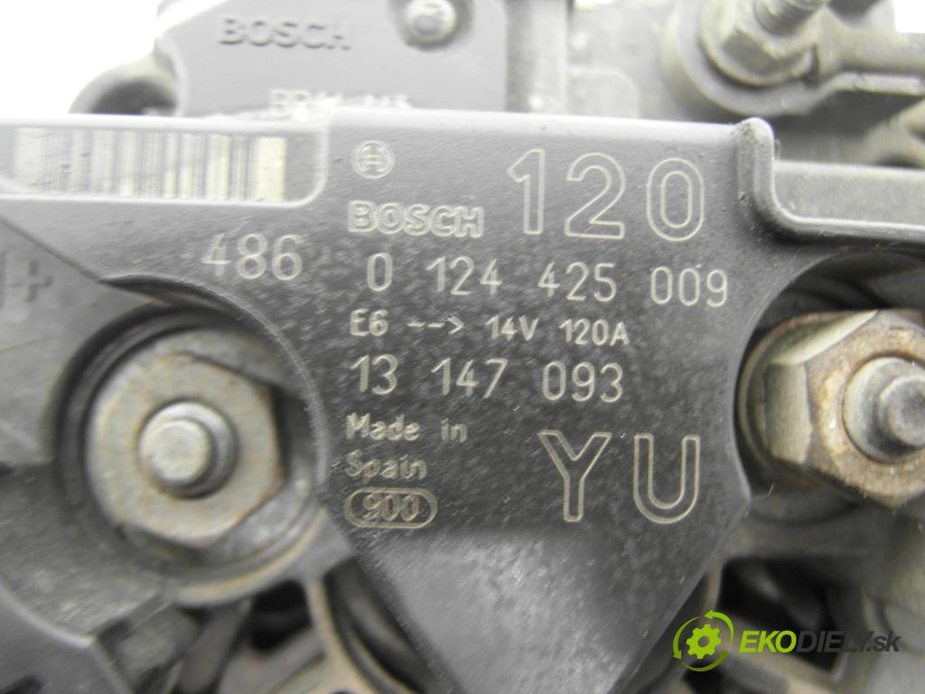 OPEL ASTRA G Kombi (T98) KOMBI 2000 66,00 1.4 16V - X 14 XE 1389,00 Alternátor 0124425009 ; 13147093 (Alternátor)