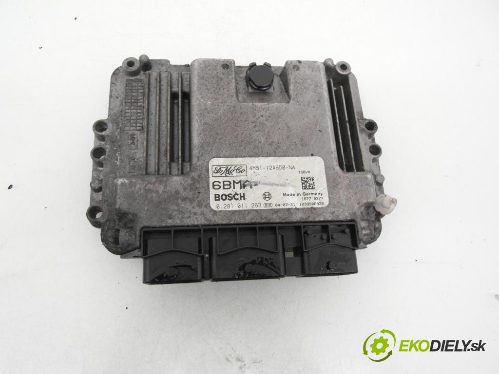 FORD C-MAX (DM2) MINIVAN 2004 80,00 1.6 TDCi - G8DD 1560,00 Riadiaca jednotka Motor 4M5112A650NA ; 0281011263