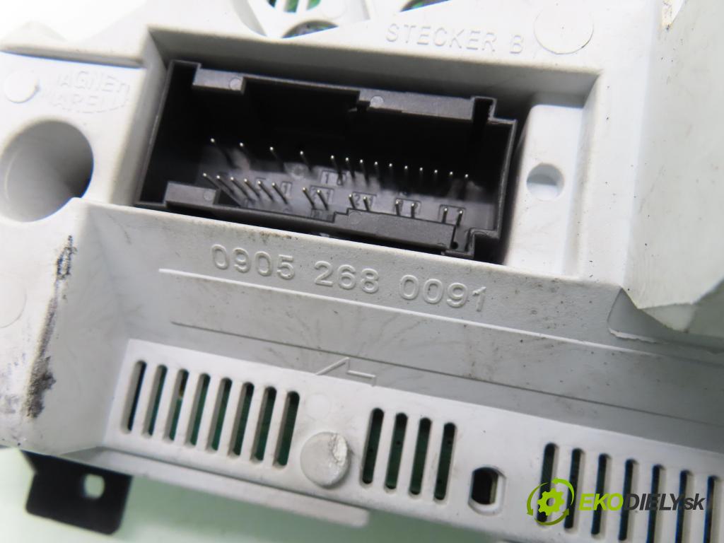 MERCEDES-BENZ KLASA A (W168) HB 2002 60,00 1.4 A 140 82 - M 166.940 1397,00 Prístrojovka elektrický 09052680091