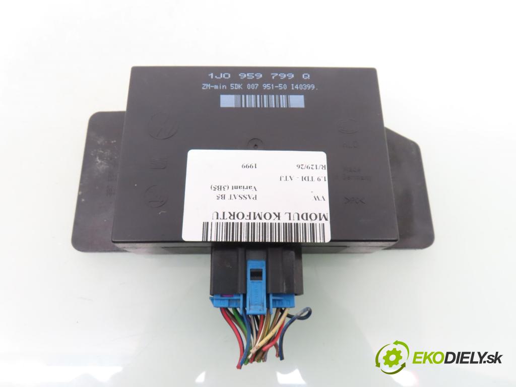 VW PASSAT B5 Variant (3B5) KOMBI 1999 85,00 1.9 TDI - ATJ 1896,00 MODUL komfortu 1J0959799Q