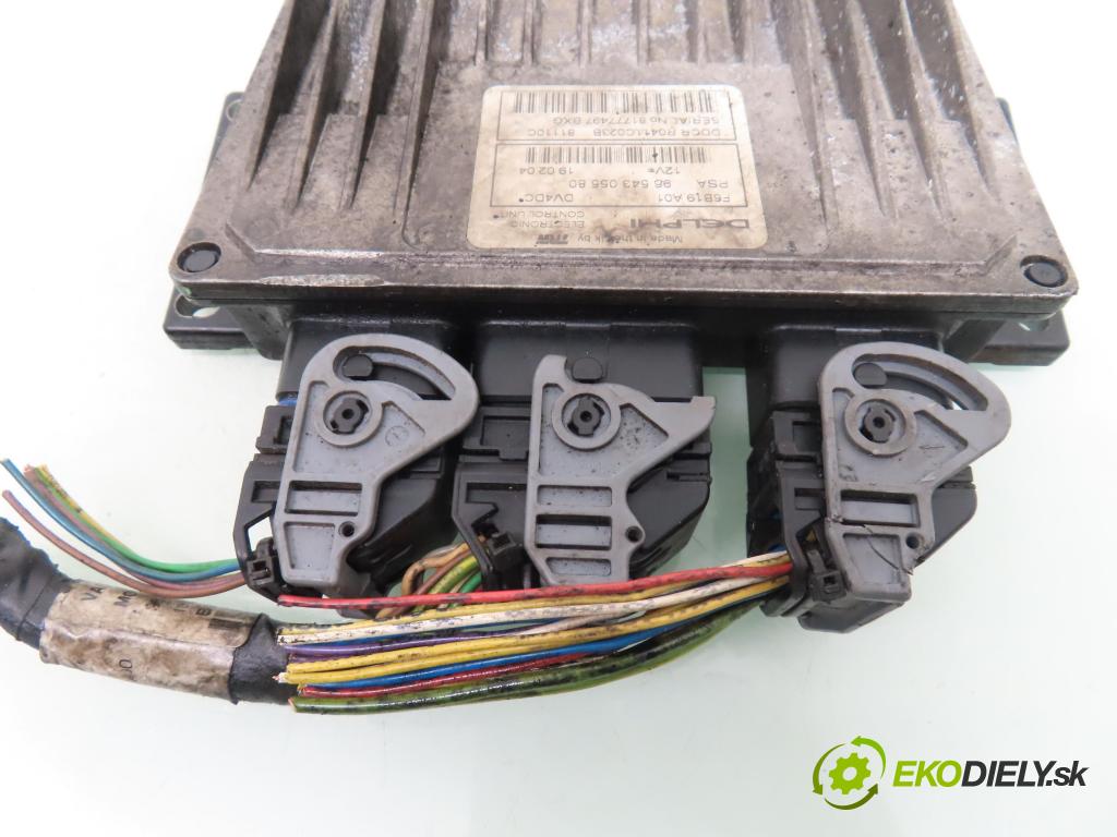 CITROEN C3 I (FC_) HB 2004 66,00 1.4 16V HDi - 8HY (DV4TED4) 1398,00 Riadiaca jednotka Motor 9654305580 ; R0411C023B