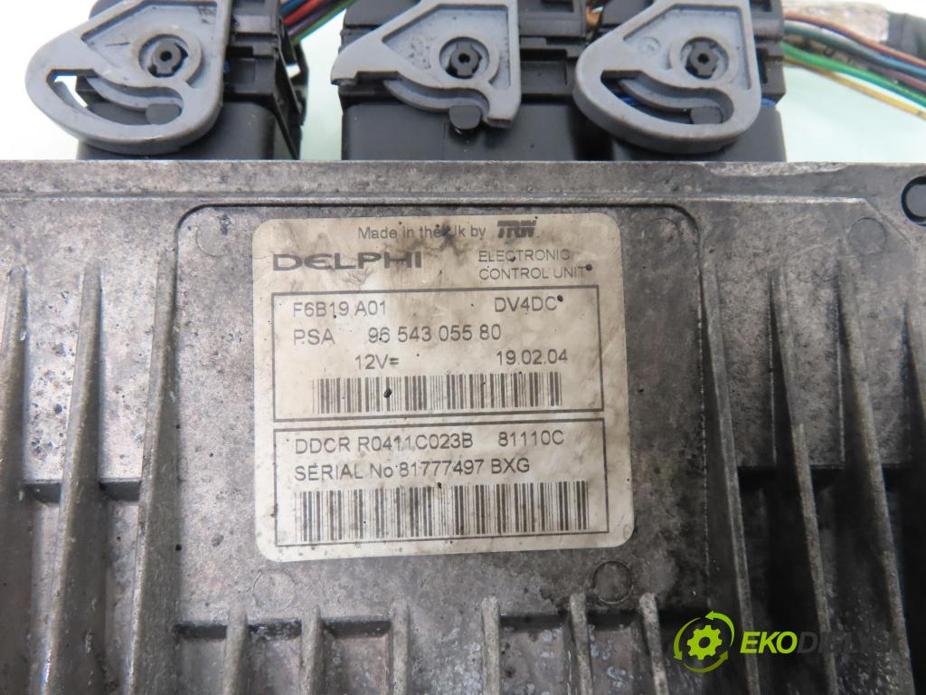 CITROEN C3 I (FC_) HB 2004 66,00 1.4 16V HDi - 8HY (DV4TED4) 1398,00 Riadiaca jednotka Motor 9654305580 ; R0411C023B