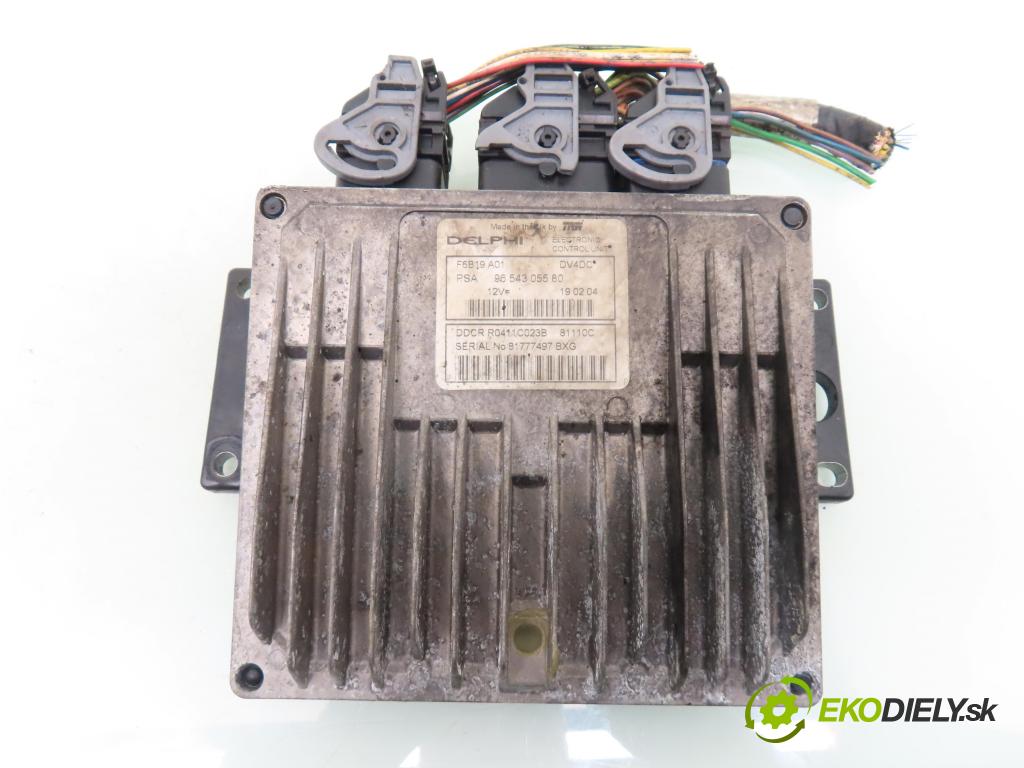 CITROEN C3 I (FC_) HB 2004 66,00 1.4 16V HDi - 8HY (DV4TED4) 1398,00 Riadiaca jednotka Motor 9654305580 ; R0411C023B