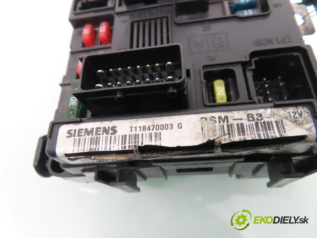CITROEN C3 I (FC_) HB 2003 50,00 1.4 HDi 8V - 8HX 1398,00 MODUL BSM T118470003G ; 9643498880