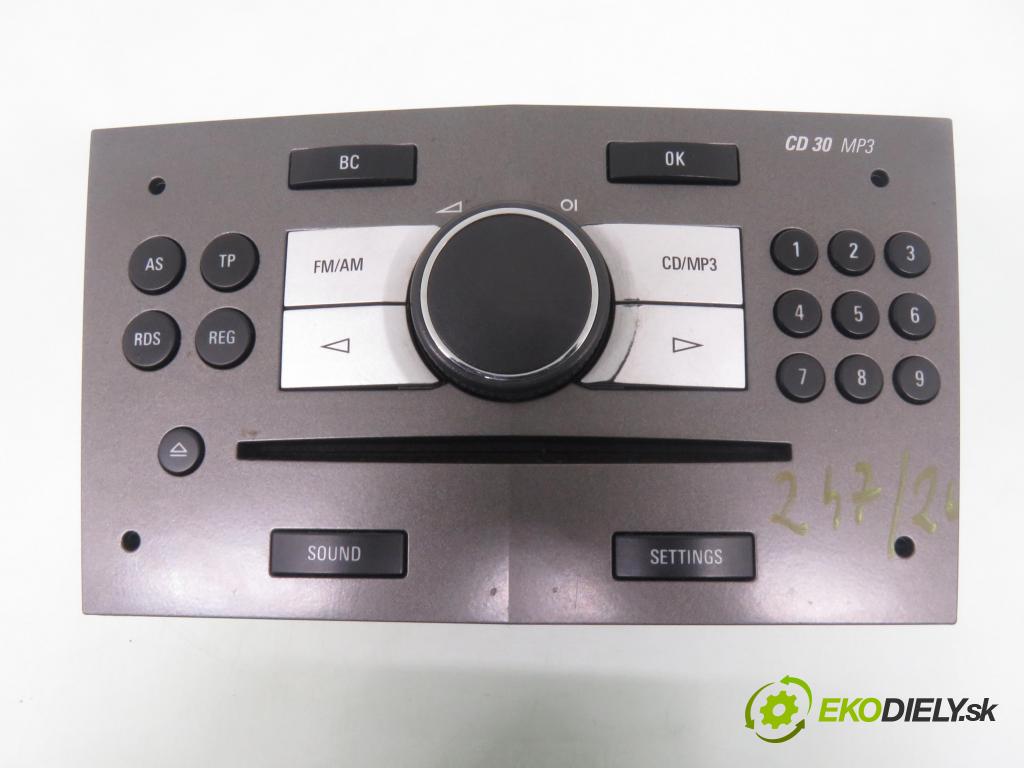 OPEL ZAFIRA B (A05) MINIVAN 2007 88,00 1.9 CDTI 8V 120 - Z 19 DT 1910,00 RADIO CD 13275077 ; 13255557 ; 497316088