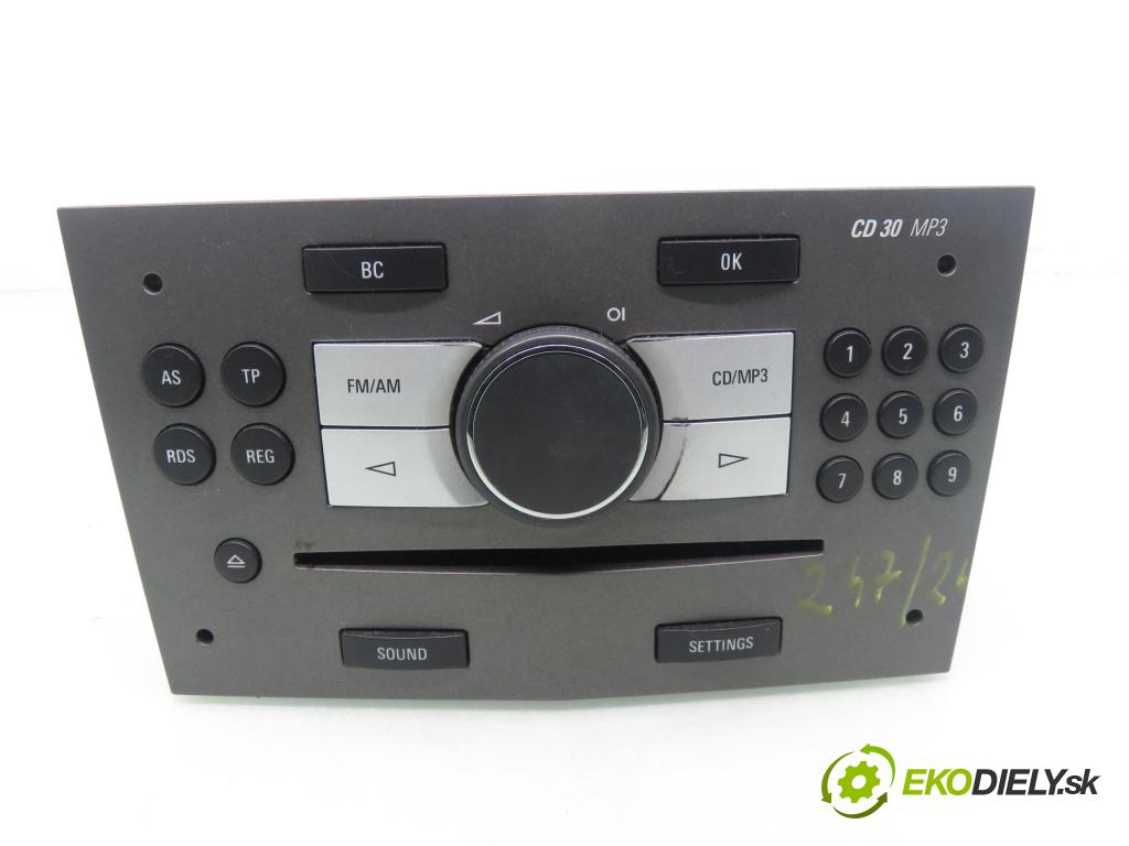 OPEL ZAFIRA B (A05) MINIVAN 2007 88,00 1.9 CDTI 8V 120 - Z 19 DT 1910,00 RADIO CD 13275077 ; 13255557 ; 497316088