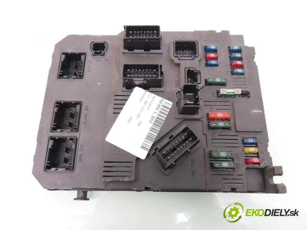 PEUGEOT 206 liftback (2A/C) HB 2001 440,00 1.1 i - HFX (TU1JP) 1124,00 MODUL BSI S118085110D ; 9645747580