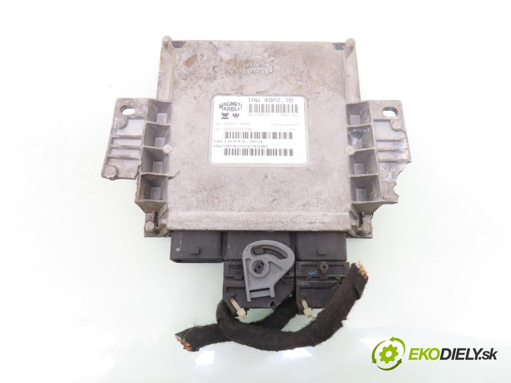 PEUGEOT 206 liftback (2A/C) HB 2000 440,00 1.1 i - HFX (TU1JP) 1124,00 Riadiaca jednotka Motor IAW48P270 ; 9642597680