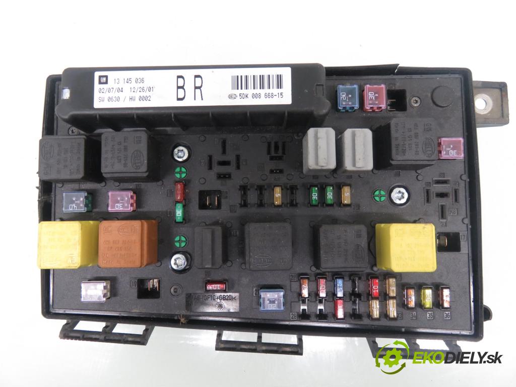 OPEL ASTRA H (A04) HB 2004 77,00 1.6 - Z 16 XEP 1598,00 spinačka / imobilizéra IMMO / Riadiaca jednotka 12230740 ; 13145036BR ; 13145017CD