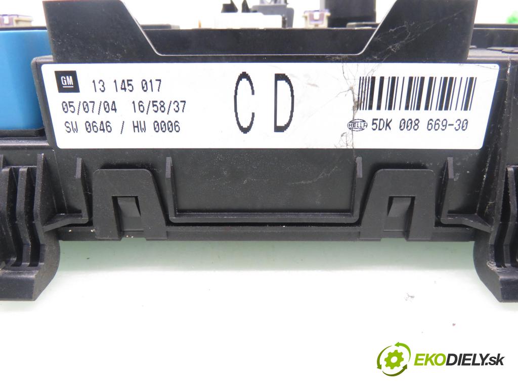 OPEL ASTRA H (A04) HB 2004 77,00 1.6 - Z 16 XEP 1598,00 spinačka / imobilizéra IMMO / Riadiaca jednotka 12230740 ; 13145036BR ; 13145017CD