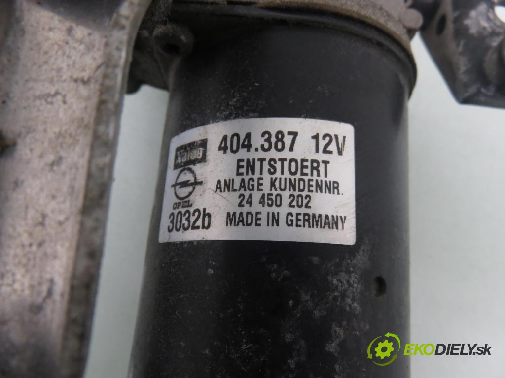 OPEL ASTRA G sedan (T98) SEDAN 2002 62,00 1.6 - Z 16 SE 1598,00 Mechanizmus stieračov predný 24450202 ; 404387 (Motorček stieračov predný)