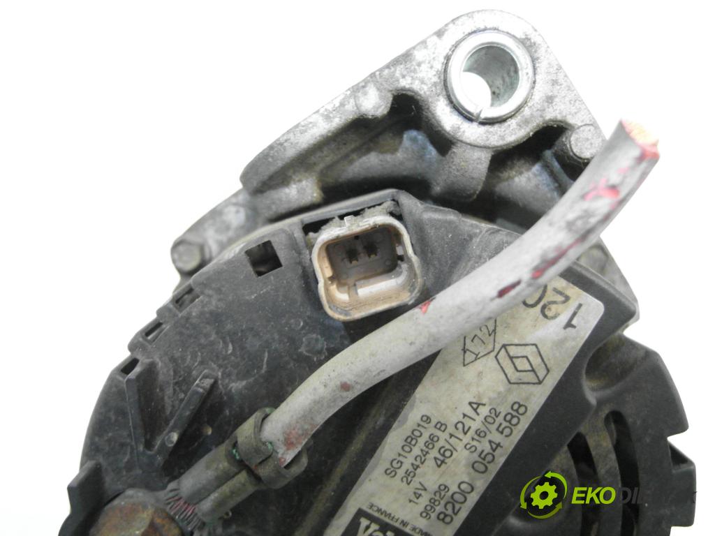 RENAULT SCENIC I (JA0/1_) MINIVAN 2002 59,00 1.9 dTi 80 - F9Q 744 1870,00 Alternátor 8200054588 ; SG10B019 ; 2542466B (Alternátor)